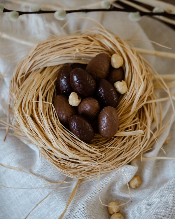 Œufs pralinés duo chocolat lait et noir 150g