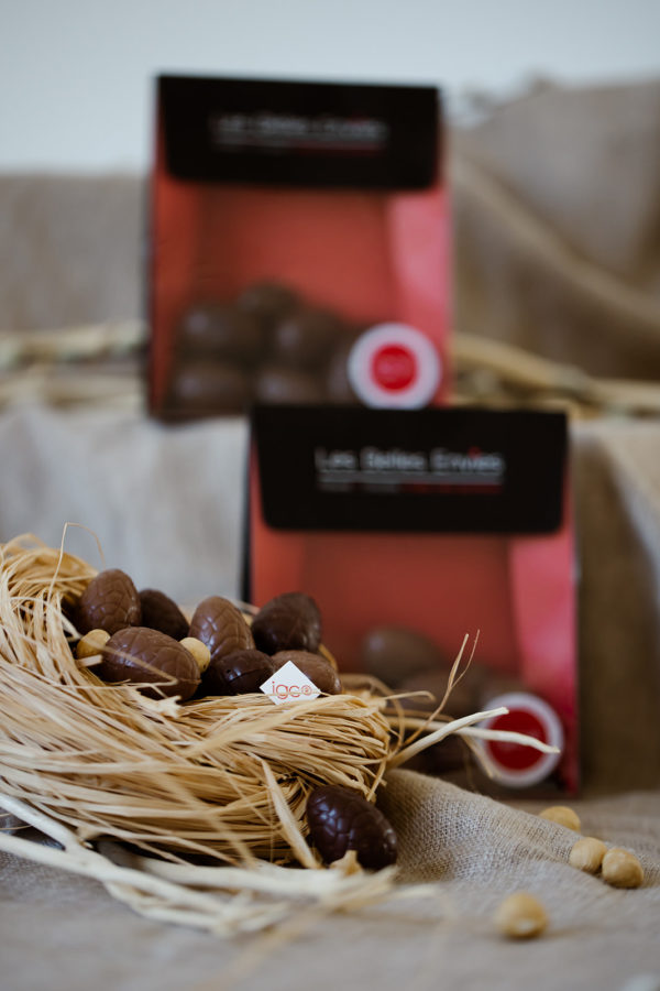 Œufs pralinés duo chocolat lait et noir 150g