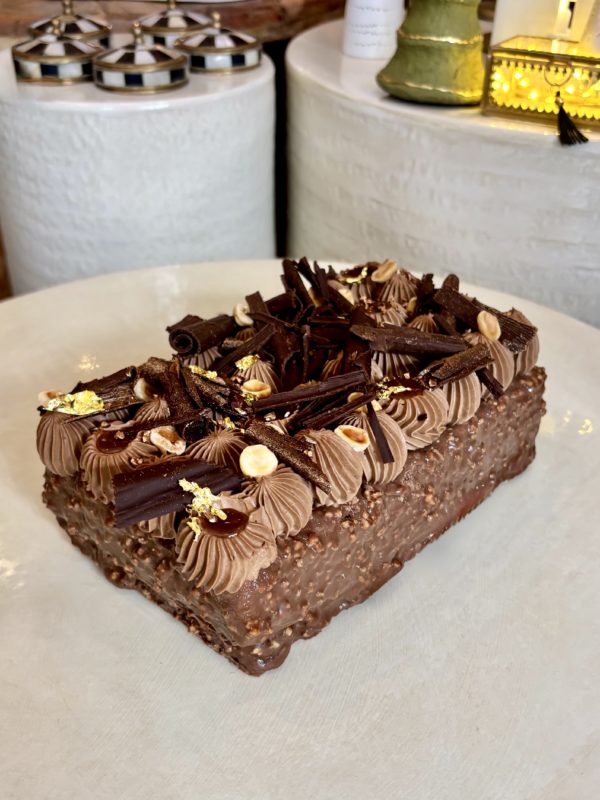 la bûche chocolat noisette 10 personnes