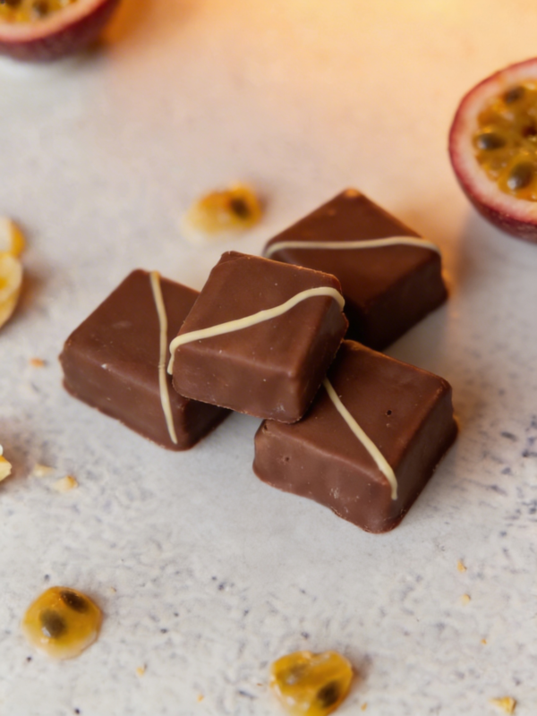 bonbon ganache lait passion