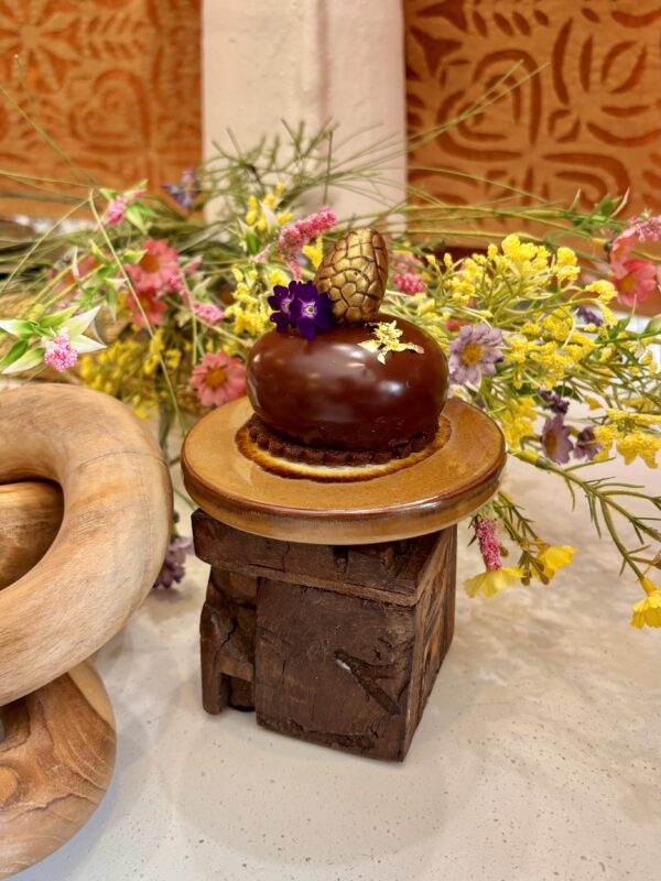 entremet de pâques : passionnement chocolat