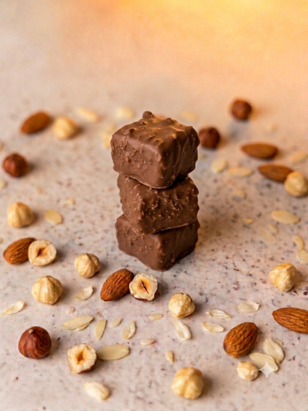 bonbon praliné chocolat lait pécan (copie)